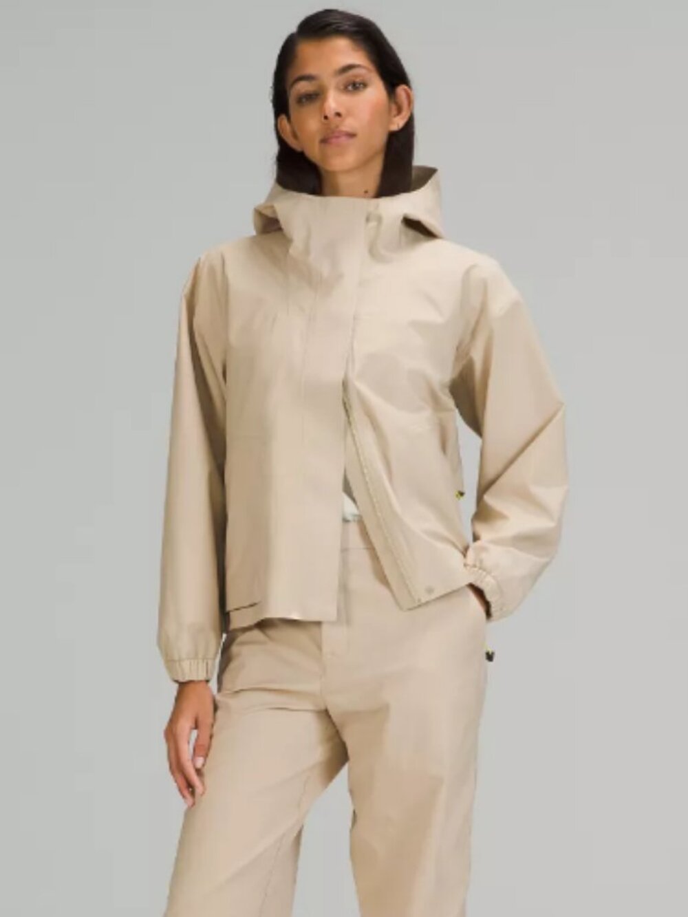 Share lululemon lab Waterproof Shell-Khaki
